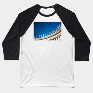 Saints Over St. Peter's Square Baseball T-Shirt